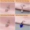 12pcs Soft Silicone Earring Backs for Studs Silver&Gold Belt Rubber Earring Backs Replacements Hypoallergenic Safety Plastic Earring Back for Studs Earring Hoops Fish Hook
